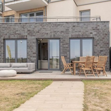 גלווה Luxus Meerblick Strand & Sauna & Garten & Heimkino מראה חיצוני תמונה