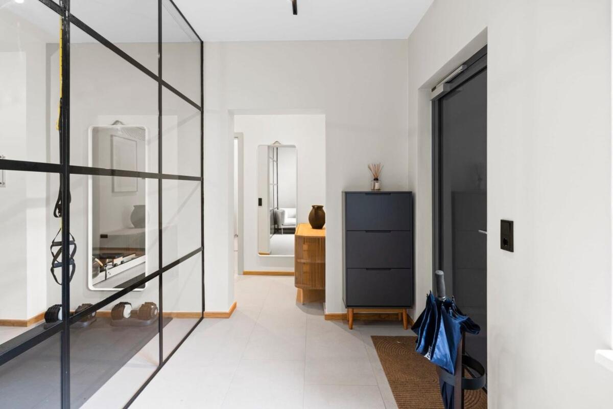 גלווה Luxus Meerblick Strand & Sauna & Garten & Heimkino מראה חיצוני תמונה