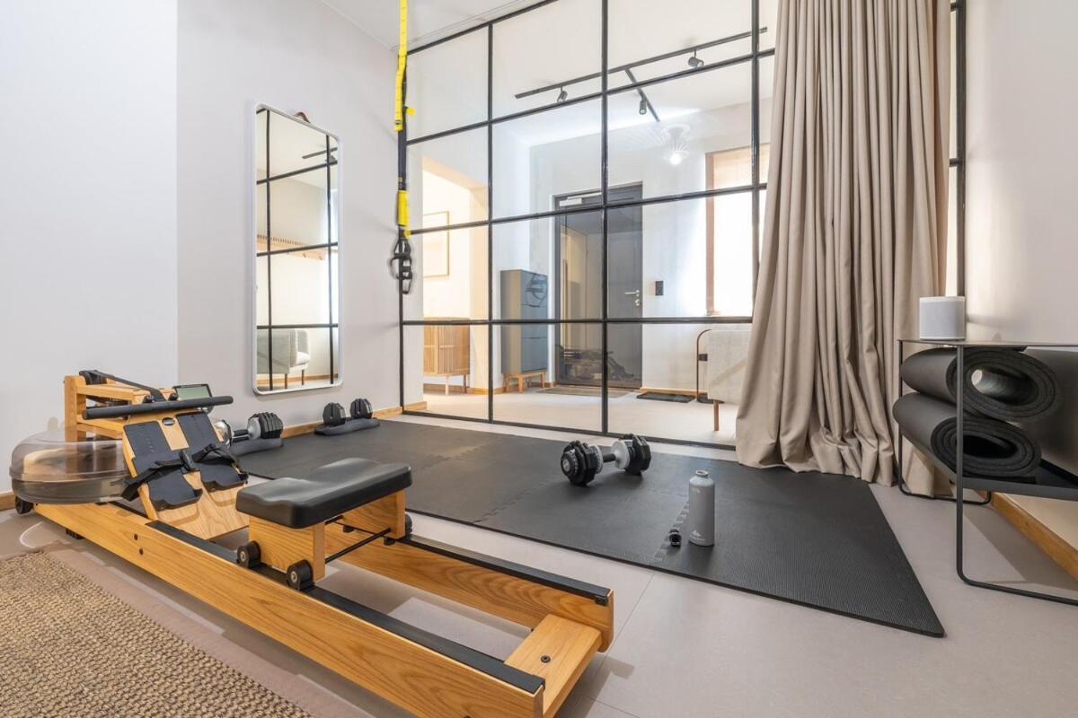 גלווה Luxus Meerblick Strand & Sauna & Garten & Heimkino מראה חיצוני תמונה